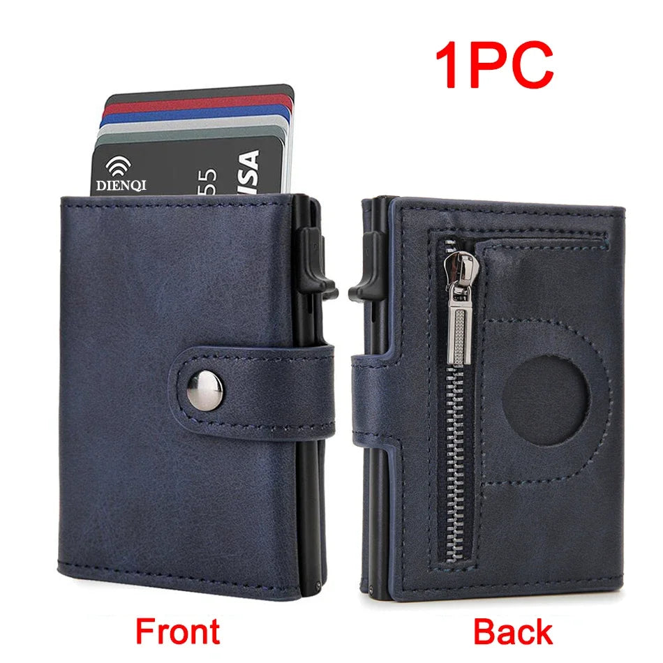 Cartera Premium RFID Slim con AirTag. Lunverox