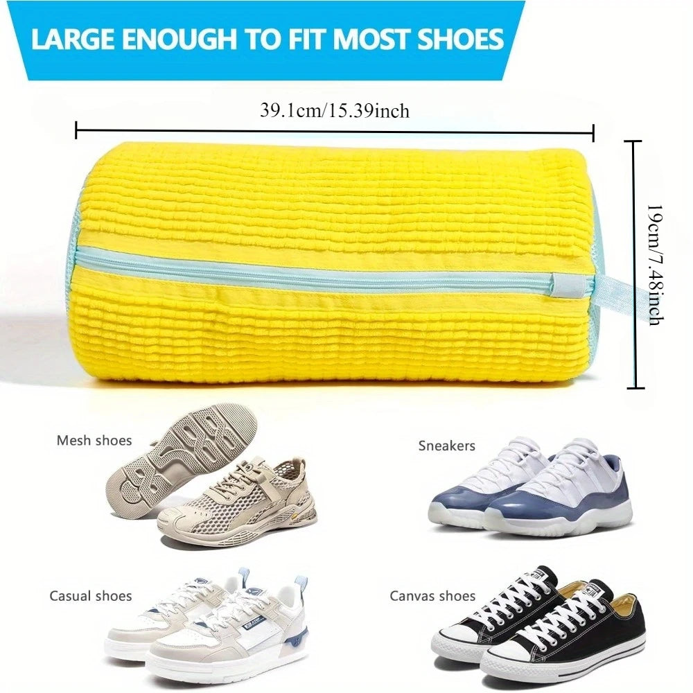 Bolsa Amarilla para Lavar Zapatillas – Reutilizable y Protectora