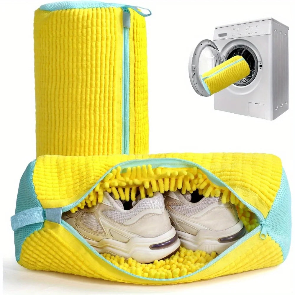 Bolsa Amarilla para Lavar Zapatillas – Reutilizable y Protectora