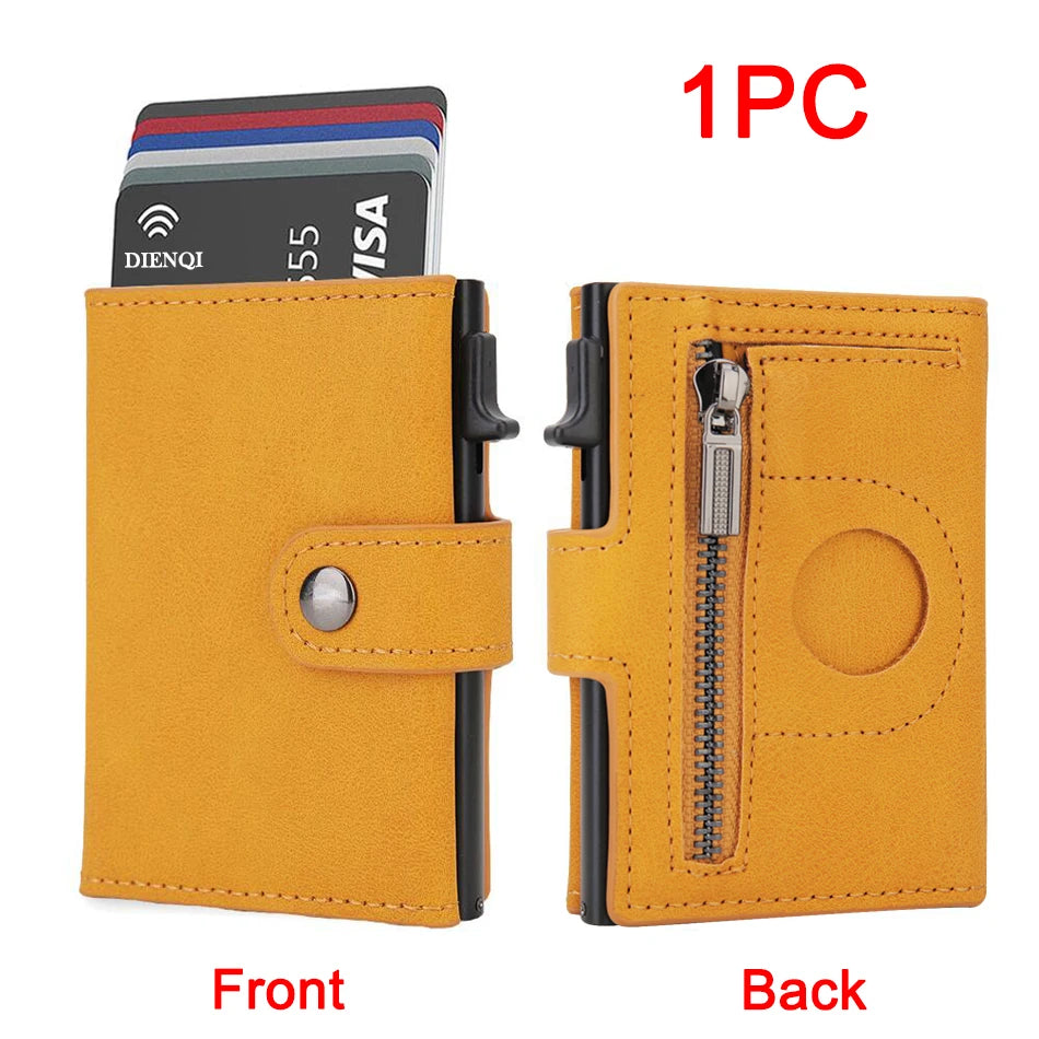 Cartera Premium RFID Slim con AirTag. Lunverox