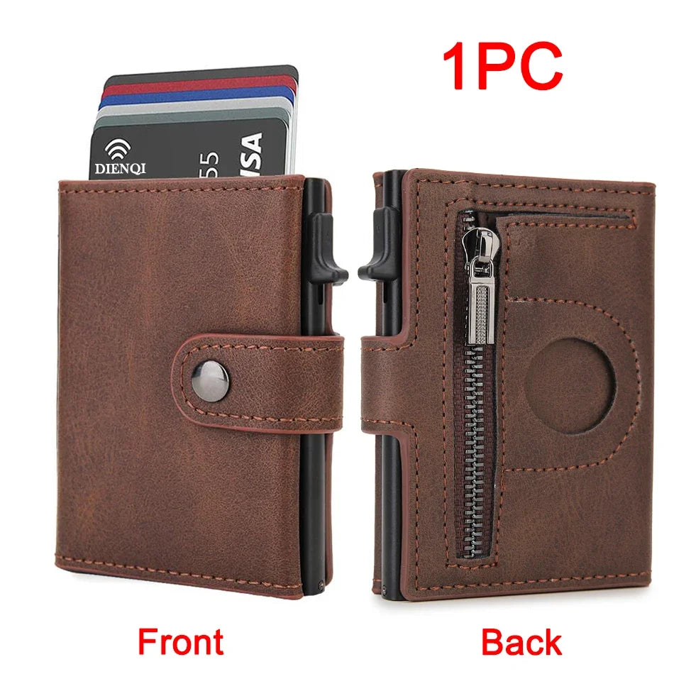 Cartera Premium RFID Slim con AirTag. Lunverox
