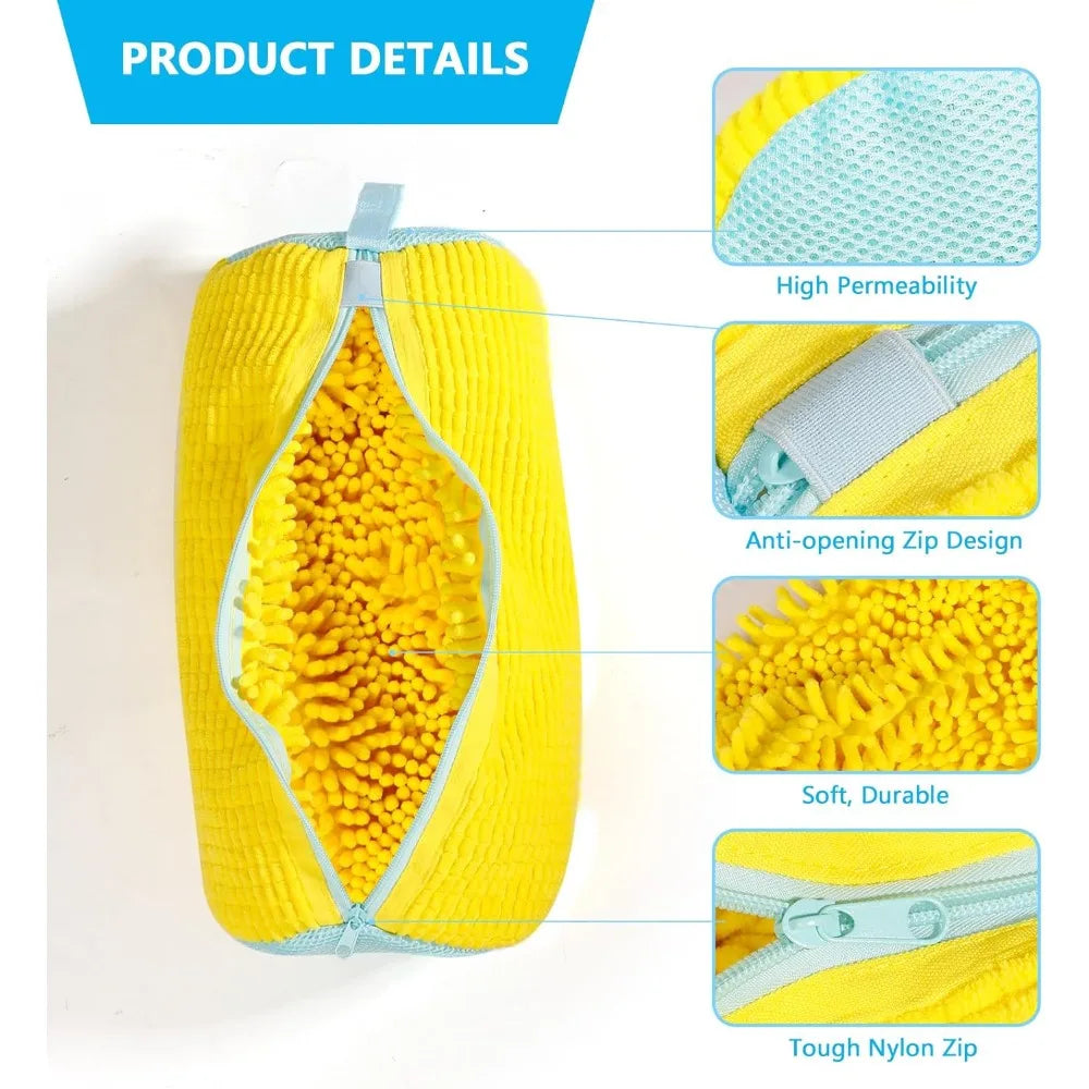 Bolsa Amarilla para Lavar Zapatillas – Reutilizable y Protectora
