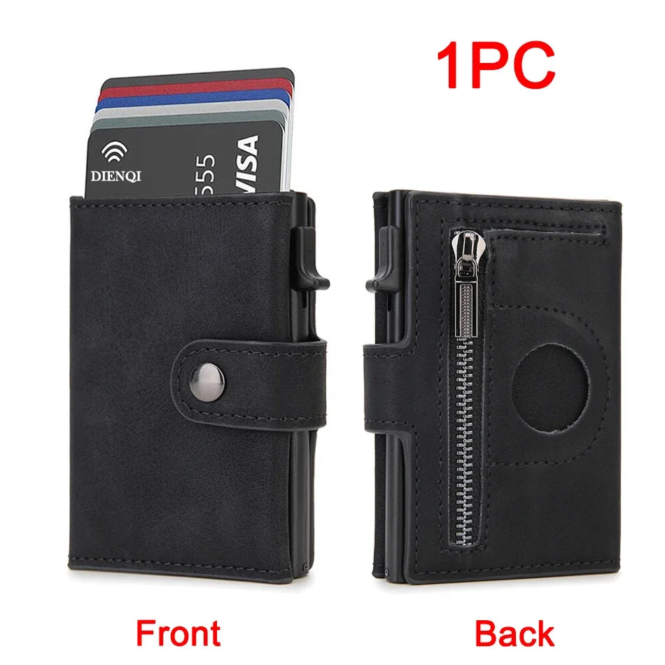 Cartera Premium RFID Slim con AirTag. Lunverox
